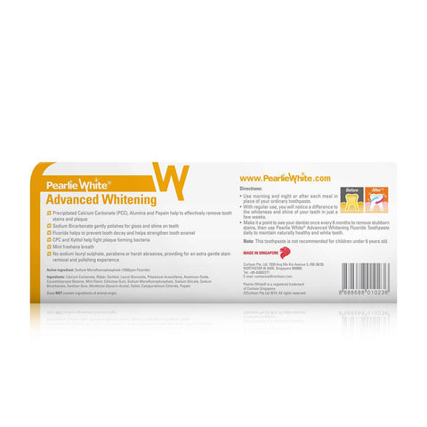 Advanced Whitening | Fluoride Toothpaste 130gm