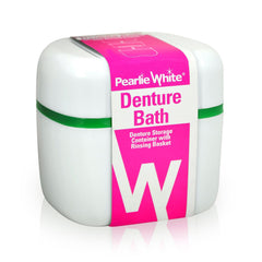 Denture Bath | Denture Container With Rinsing Basket
