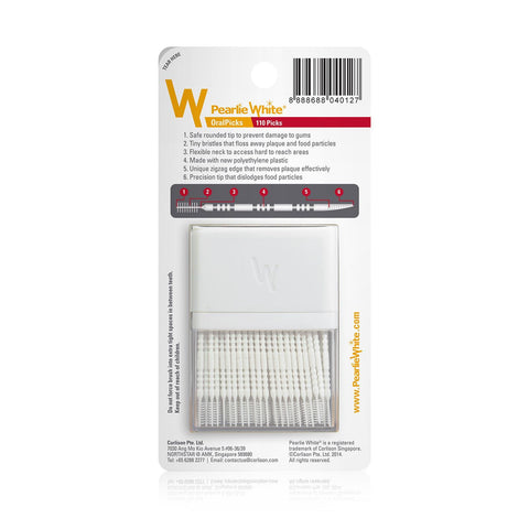 OralPicks 110pcs | Slim Case with Mirror