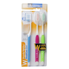 BrushCare Slim Soft Toothbrush Triple Pack