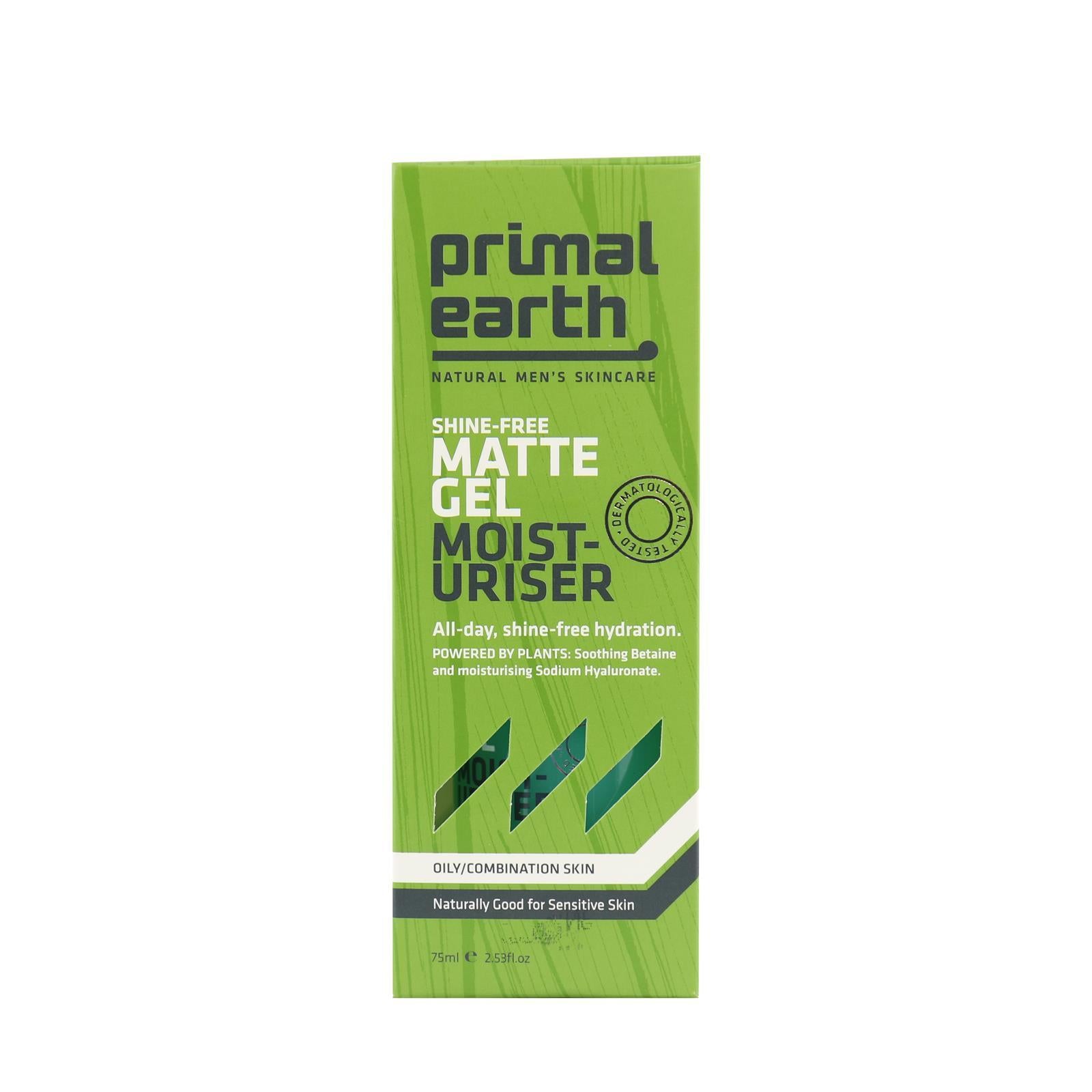 Primal Earth Matt Gel Moisturiser 75ml